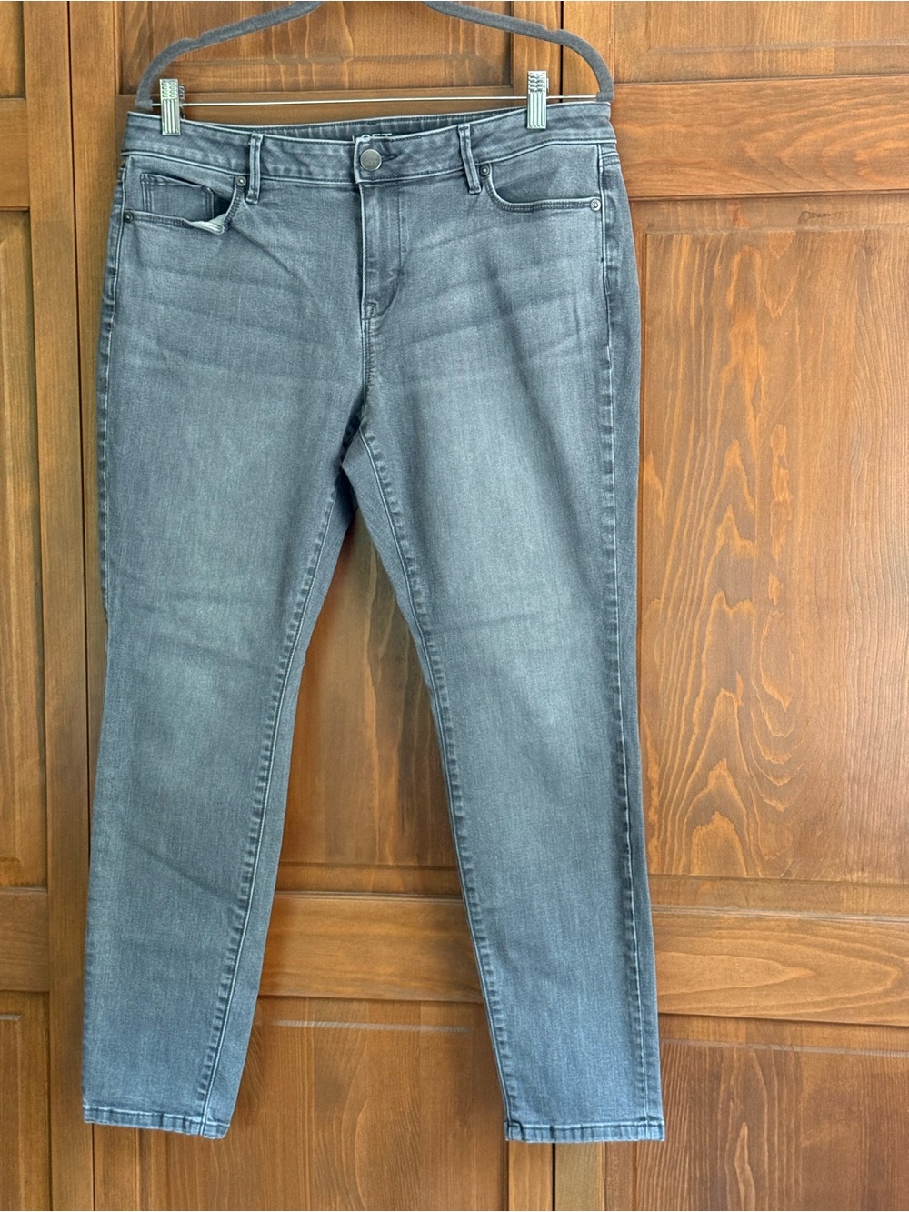 Ann Taylor Slim Gray Skinny Jeans